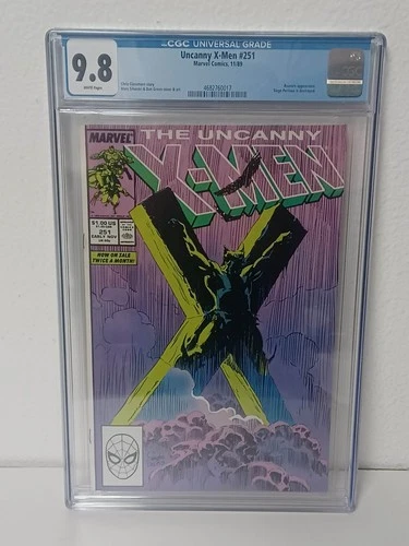 UNCANNY X-MEN #251 (Marvel Comics, 1989) CGC Graded 9.8  ~ WHITE Pages