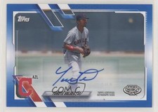 2021 Topps Pro Debut Blue Auto 85/150 Yordys Valdes #PD-107 Auto 0cv
