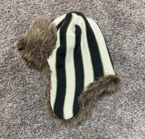 Seattle Sounders Trapper Fell Mütze Cap Beanie gefüttert MLS Adidas One Size 2014 selten - Bild 1 von 7