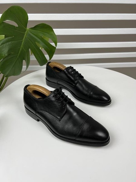 Men Charles Tyrwhitt Heels Black Leather 43