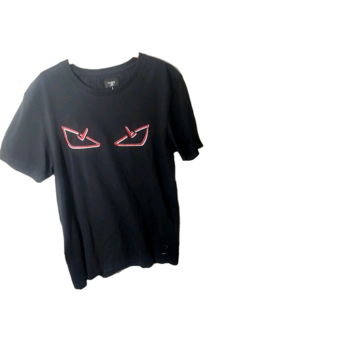 Fendi Men's Graphic Print Jersey T-Shirt Black XL | eBay Fendi Men's Graphic Print Jersey T-Shirt Black XL | eBay