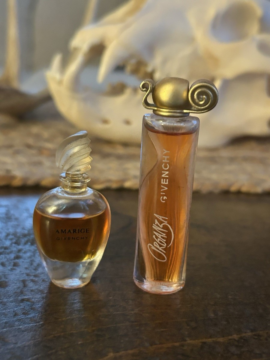 VTG Mini Givenchy Amarige 4 ml & Organza 5 ml BNIB Fragrance Eau