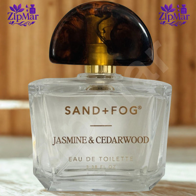 SAND + FOG Jasmine & Cedarwood Eau de Toilette 3.38 floz Unisex Floral Fragrance