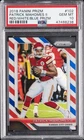 2018 PANINI PRIZM RED/WHITE/BLUE PRIZM #102 PATRICK MAHOMES II PSA 10