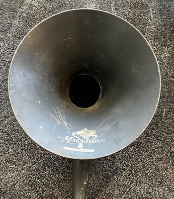 長*一様 アメリカ 1920-30年代製 Magna マグナ 上蓋裏 反響装置式 Vintage 1920's MAGNAVOX MODEL R3 Radio HORN SPEAKER W/ Thorola