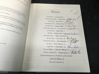 RARE SIGNED STEPHEN KING 11 Authors The Chronicles Of Harris Burdick Book 2011