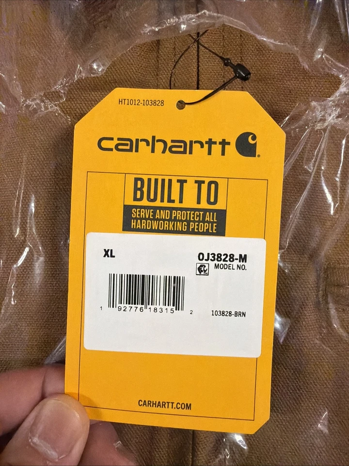Carhartt Detroit Duck Jacket Rugged Flex Brown Mens Size XL 0J3828-M Brand New - Image 2 of 3