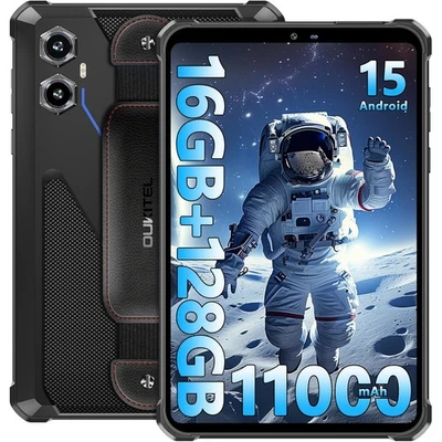 2025 OUKITEL RT3 Plus Outdoor Tablet Android 15 8 Zoll 16GB+128GB Tablets 4G NFC