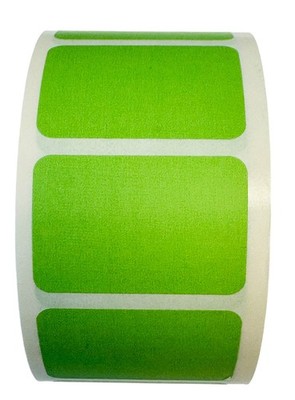 Green 1.5''x1'' Direct Thermal Labels Printers Zebra Sato Stickers (2) RLS 1000EA