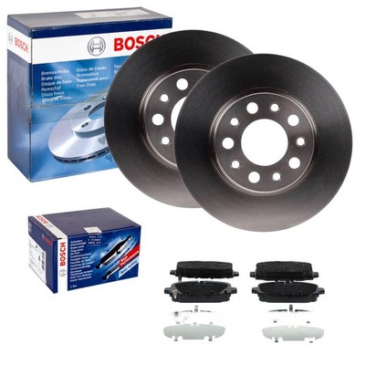 BOSCH BREMSSCHEIBEN 278mm + BELÄGE HINTEN passend für JEEP COMPASS