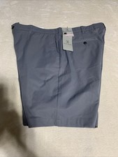Men  s PGA TOUR Regular fit Golf Shorts Size 40 Waist Inseam 9  New Gray
