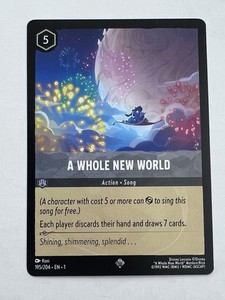 A Whole New World Lorcana | eBay
