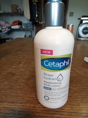 Cetaphil Sheer Hydration Replenishing Light Body Lotion Jumbo Bottle 16 fl oz