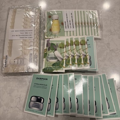 LOT of 42 Darphin sample set Oil Elixir Chamomile, hydra light, stimulskin, peel