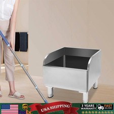 Commercial Stainless Steel Mop Sink Laundry Room Floor Mop Sink with Drainage