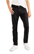 Dockers Men's Straight Fit Jean Cut All Seasons Tech Black-40W 30L-New Tags 58
