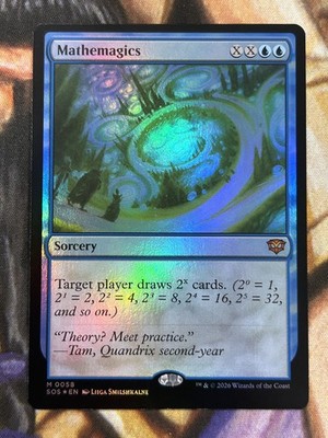 Mathemagics #0058 MTG Secrets of Strixhaven Foil English - Pack Fresh NM 🔥