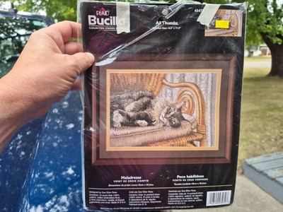 Bucilla All Thumbs Cat Counted Cross Stitch Kit 43472 New Opened Package
