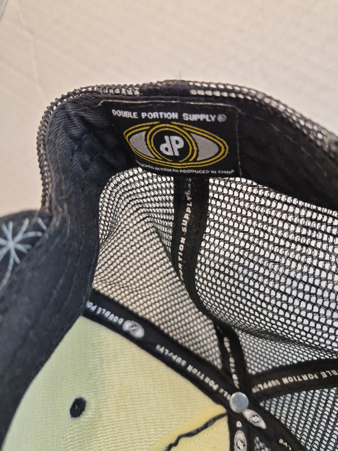 Aloha Black Hat with Geometric Pattern Snapback W… - image 7