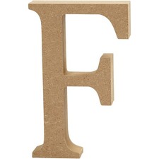 Create Crafts 56315 Wooden Letter, F, One size