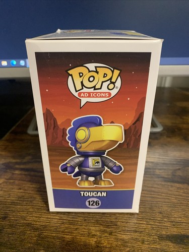 Funko Pop! SDCC Toucan (Metallic Robot) (Blue) 2021 Fall Exclusive #126 - D04 - Picture 4 of 7