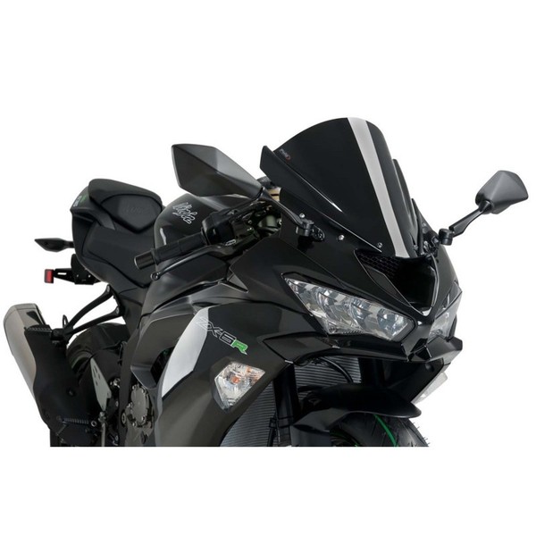 Puig Z-RACING Windschutzscheibe FUR Kawasaki ZX-6R Ninja 09-16 Schwarz-image