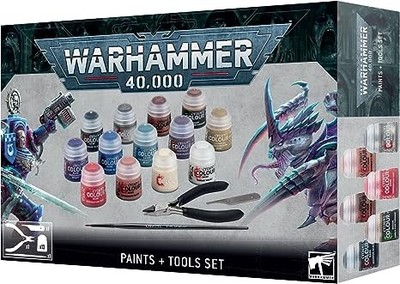 Warhammer 40k: Paints + Tools Set
