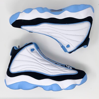 Air Jordan Pro Strong UNC Blue White Sneakers PE, Size 10.5