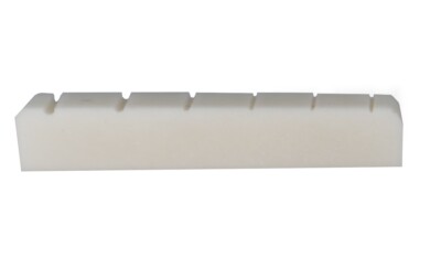 Nut Bone Flat Bottom 42mm x 7.6mm x 6mm Sloped Slotted 108730
