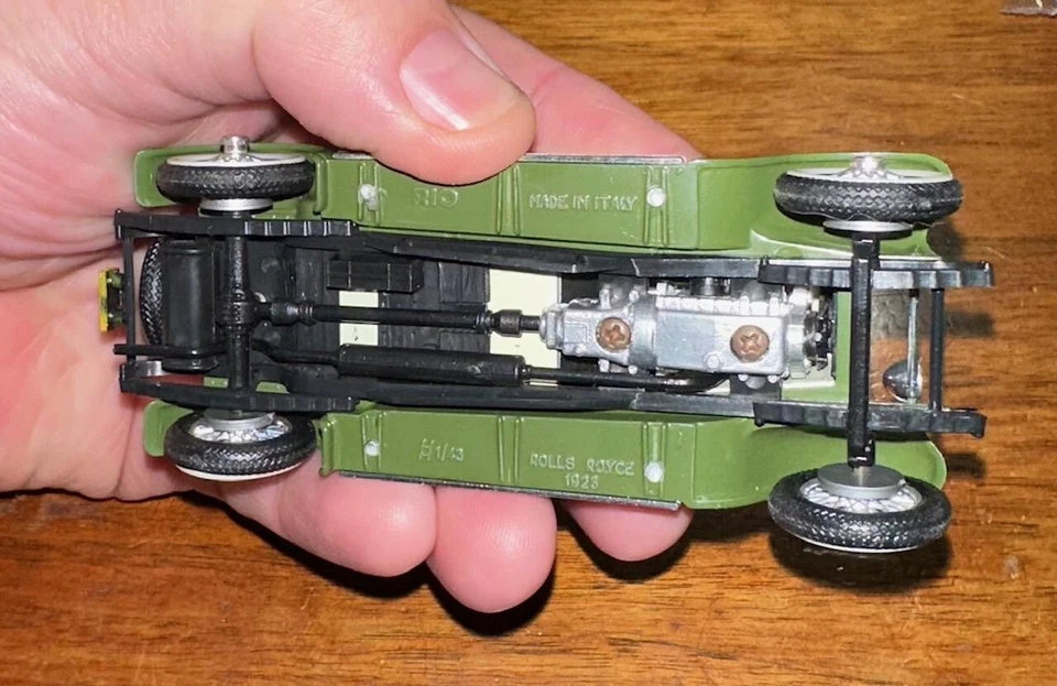 Rio Italy Rolls Royce Green 1923 1/43 Die Cast Car #B36 - Image 4 of 4