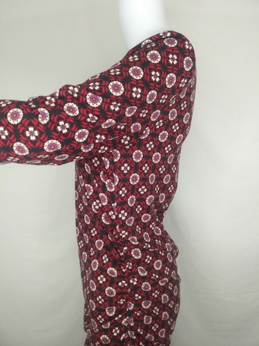 Bongo Kleid Große L Rüschen Langarm Stretch Knielang Tailliert - Bild 4 von 12