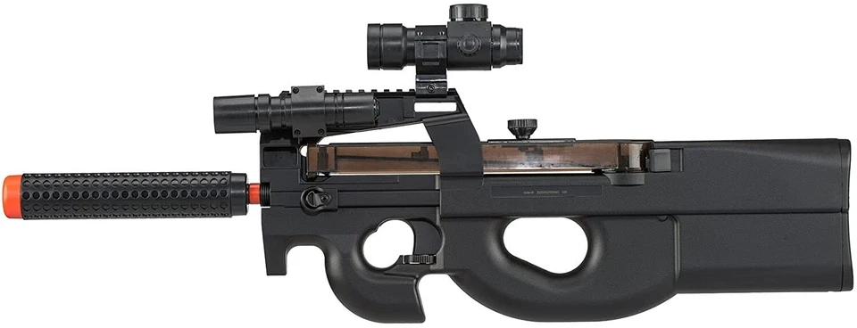 Nueva pistola eléctrica Well D90H AEG totalmente automática Airsoft BÉLGICA P-90 Deluxe Foto 2 de 4