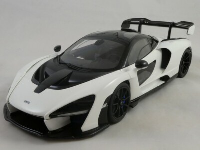 AUTOart McLaren Senna Vision Pure White Composite Model Scale 1:18