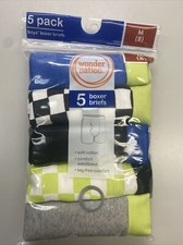 New Boys Wonder Nation 5 Pack Boxer Briefs M 8