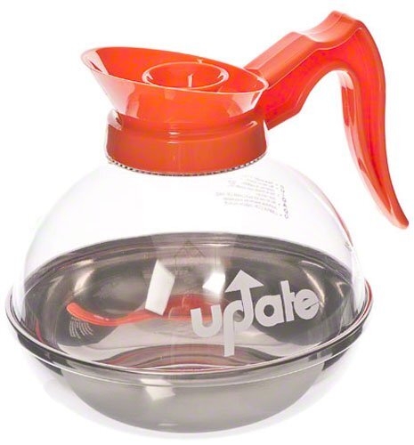 Update International (CD-8890/OR) 64 Oz Plastic Decanter for Decaf Coffee