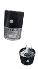 Electric Portable Auto Herb Garlic Grinding Rechargeable/ Black Grinder