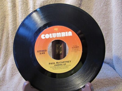 Paul McCartney   Coming Up / Coming Up LIVE / Lunch Box, Odd Sox - 45 - HEAR IT