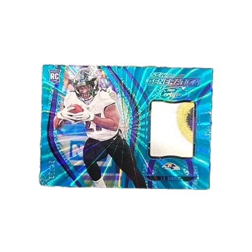 2020 Certified J.K. DOBBINS RC Teal /50 New Generation 3 Color Patch  #12 ROOKIE