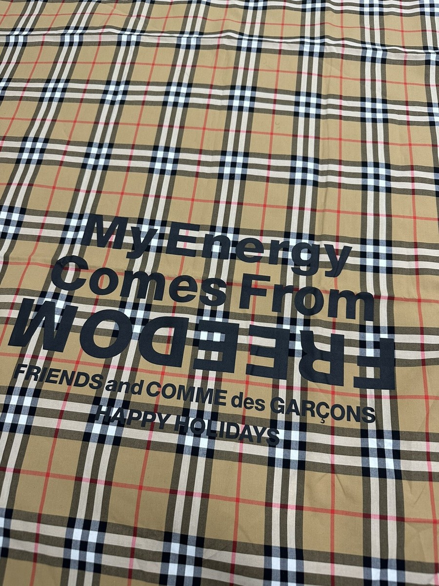 BURBERRY x COMME des GARCONS × Burberry ストール Comme des Garçons