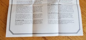 Overlord NES Nintendo Virgin Games Insert Poster Map Guide - NO MANUAL OR GAME