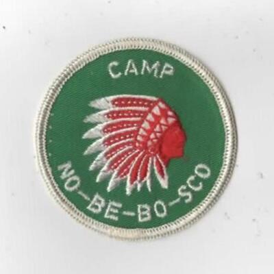 Camp No-Be-Bo-Sco WHITE Border [CA-1900]