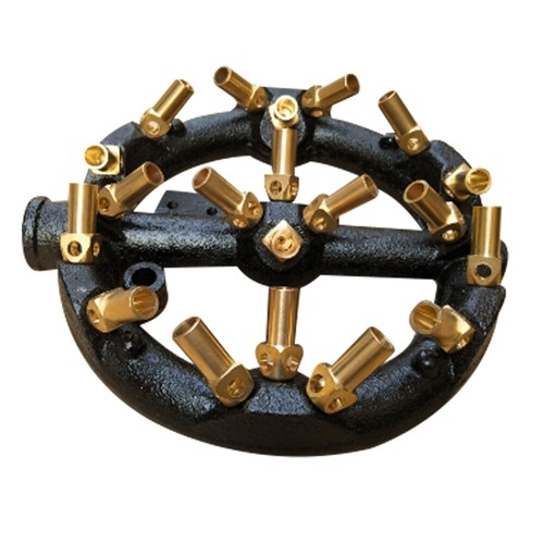Natural Gas Jet Burner For Chinese Wok Range Stir Fry Cast Iron Body Round Nozzl - Picture 8 of 8
