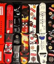 Silicone Apple Watch Band Nike Off-White Jordan AIR Supreme Kaws