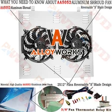 Aluminum Radiator Shroud Fan for 05-18 Nissan Frontier Pathfinder/Suzuki Equator