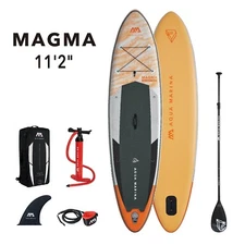 Aqua Marina Inflatable Magma Sup isup Stand Up Paddle Board With Paddle