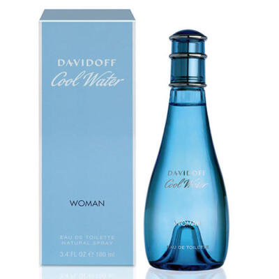 Davidoff Cool Water 3.4 Oz Eau De Toilet Spray For Woman
