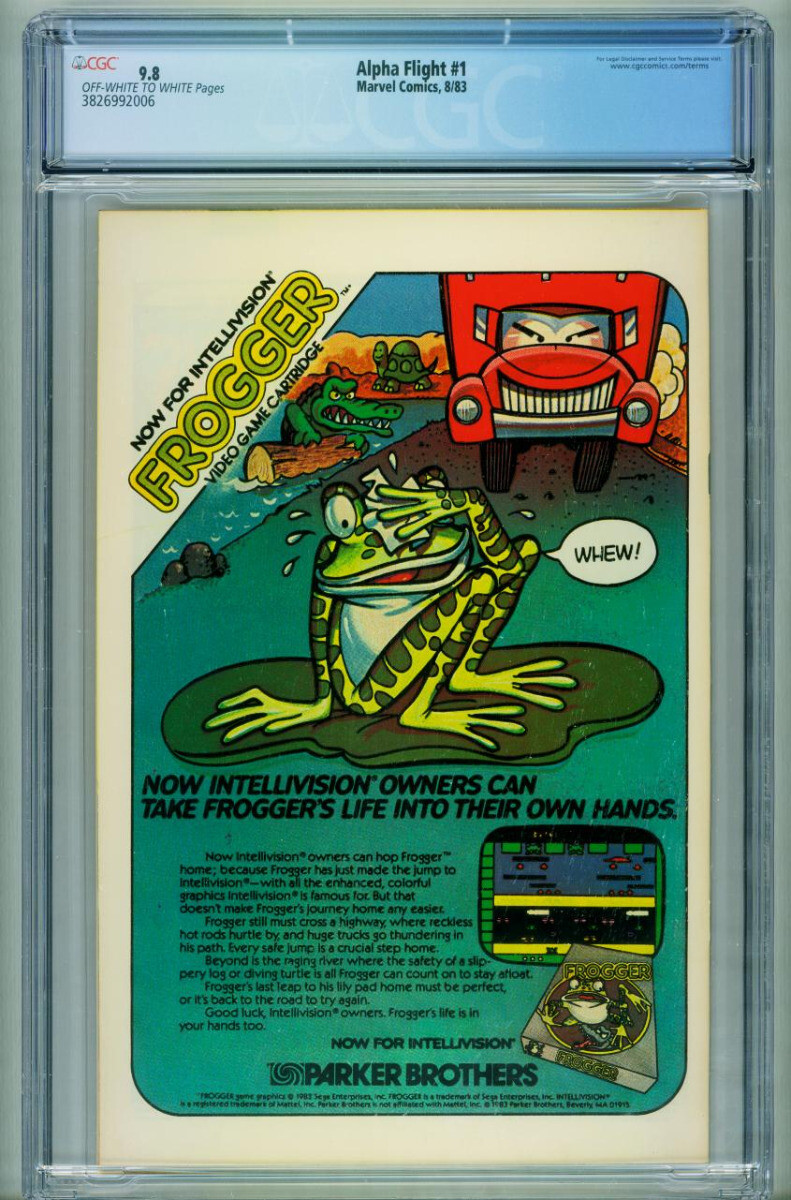 ALPHA FLIGHT #1 CGC 9.8 MARVEL-comic book-FIRST ISSUE 3826992006