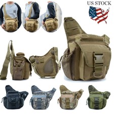 Outdoor Tactical Molle Chest Bag Men Crossbody Sling Messenger Shoulder Pack USA