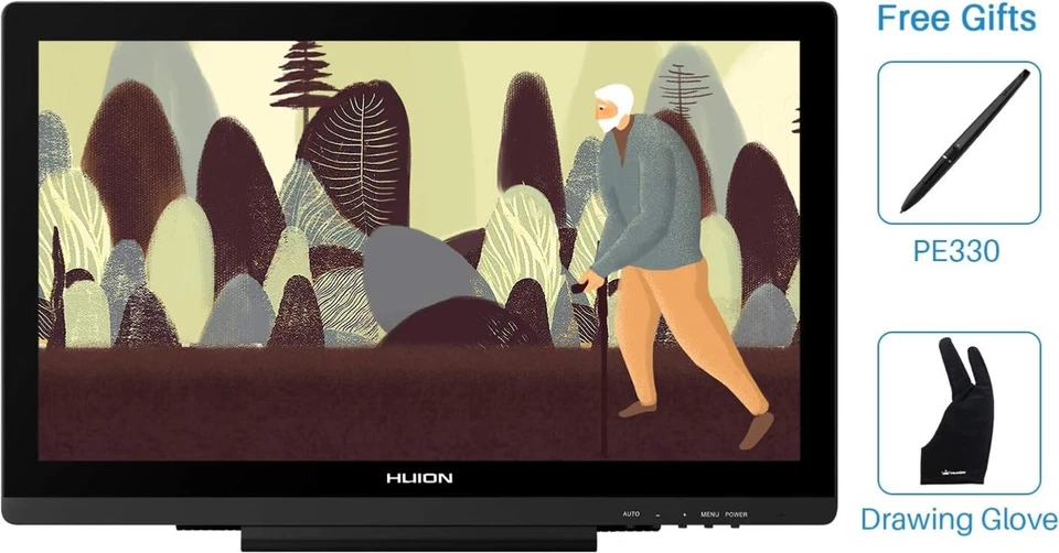 GT-191 Pen Display Graphics Drawing Tablet Monitor with 8192 Levels Pressure - Image 2 of 4