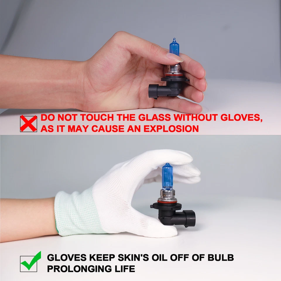 For 1999-2003 Lexus RX300 4Pcs HalogenHeadlight High Low Beam Bulbs 9005+9006 - Image 4 of 4